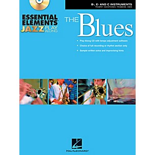 Hal Leonard Essential Elements Jazz Play-Along - The Blues (B-Flat, E-Flat, and C-Instruments) Book/CD