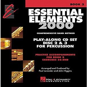 Hal Leonard Essential Elements Play Along CD Trax For Book 2 Percussion