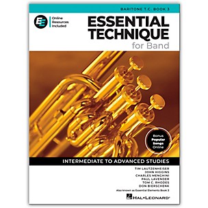 Hal Leonard Essential Elements for Band - Baritone T.C. Book 3 with EEi