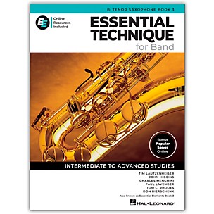 Hal Leonard Essential Elements for Band - Bb Tenor Sax Book 3 with EEi