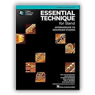 Hal Leonard Essential Elements for Band - Conductor Score Book 3 with Online Resources