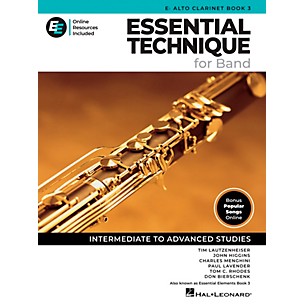 Hal Leonard Essential Elements for Band - Eb Alto Clarinet Book 3 with EEi