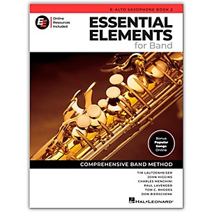 Hal Leonard Essential Elements for Band - Eb Alto Sax Book 2 with EEi