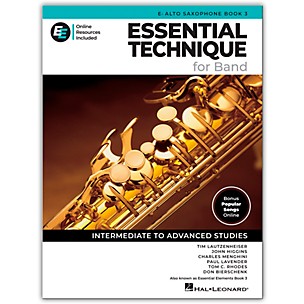 Hal Leonard Essential Elements for Band - Eb Alto Sax Book 3 with EEi