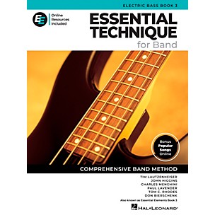 Hal Leonard Essential Elements for Band - Electric Bass Book 3 with EEi