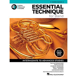 Hal Leonard Essential Elements for Band - F Horn Book 3 with EEi