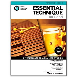 Hal Leonard Essential Elements for Band - Percussion/Keyboard Percussion Book 3 with EEi