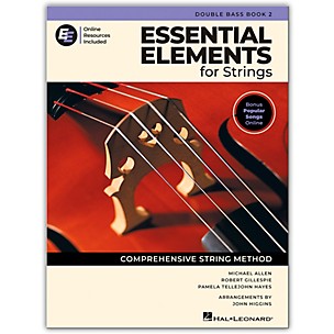 Hal Leonard Essential Elements for Strings - Double Bass Book 2 with Online Resources
