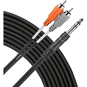 Live Wire Essential Interconnect Y-Cable 1/4" TRS Male to RCA Male