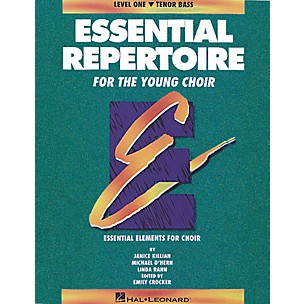 Hal Leonard Essential Repertoire for the Young Choir Tenor Bass Part-Learning CDs 3 Composed by Janice Killian