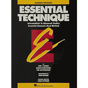 Hal Leonard Essential Technique Keyboard Percussion Intermediate To Advanced Studies