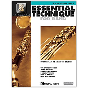 Hal Leonard Essential Technique for Band - Eb Alto Clarinet 3 Book/Online Audio