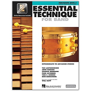 Hal Leonard Essential Technique for Band - Percussion and Keyboard Percussion 3 Book/Online Audio