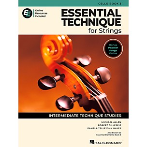 Hal Leonard Essential Technique for Strings - Cello Book 3 with Online Resources