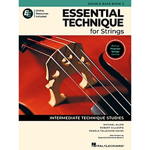 Hal Leonard Essential Technique for Strings - Double Bass Book 3 with Online Resources