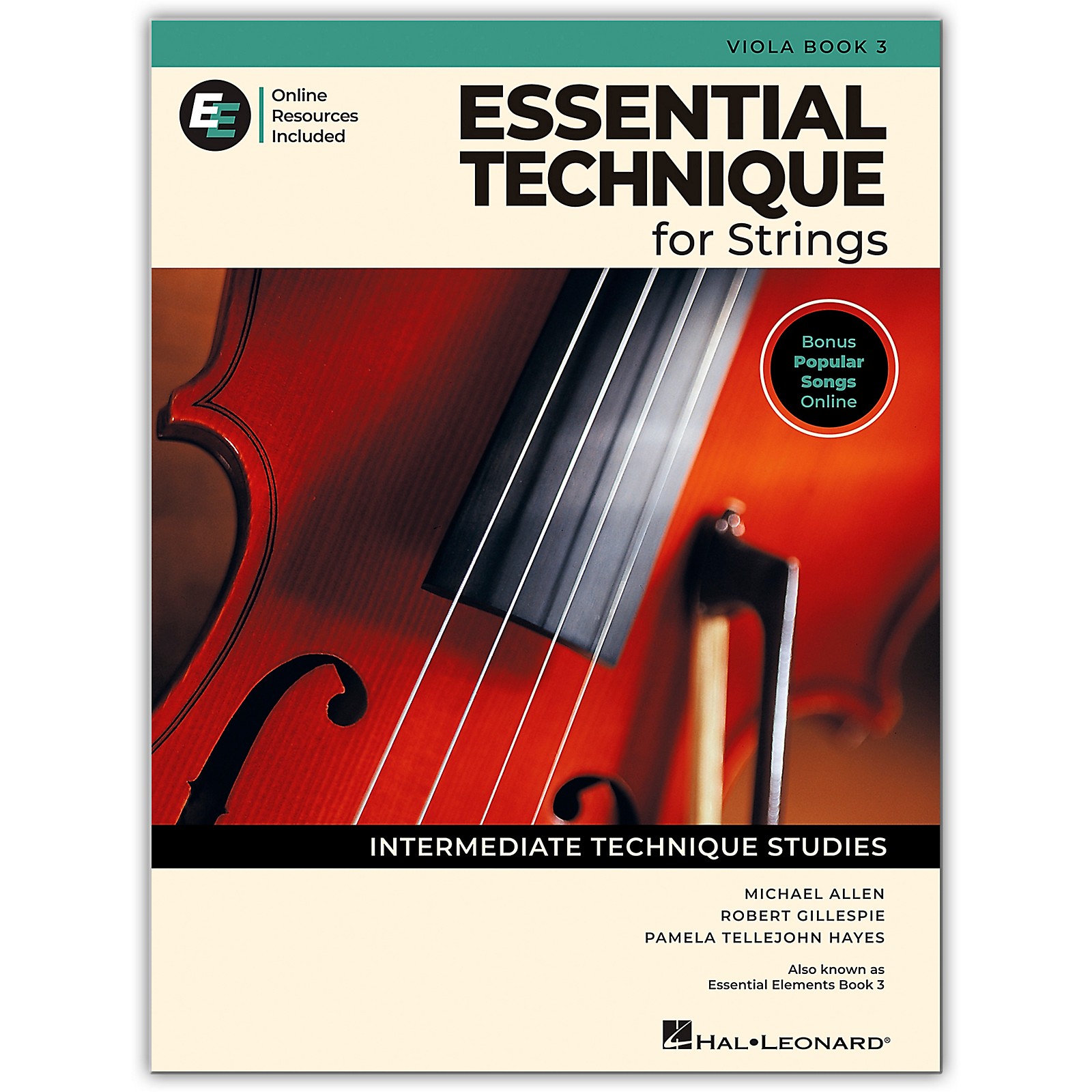 Hal Leonard Essential Technique for Strings - Viola Book 3 With