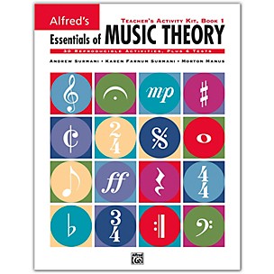 Alfred Essentials Of Music Theory Series Teacher Activity Book 1