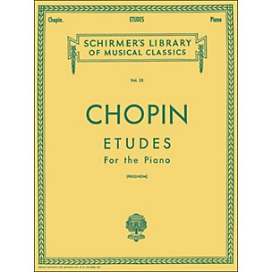 G. Schirmer Etudes for Piano By Chopin