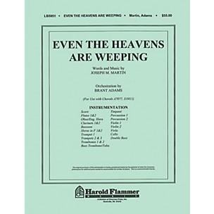 Shawnee Press Even the Heavens are Weeping Score & Parts composed by Joseph M. Martin