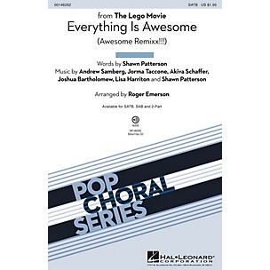 Hal Leonard Everything Is Awesome (from The Lego Movie) ShowTrax CD Arranged by Roger Emerson