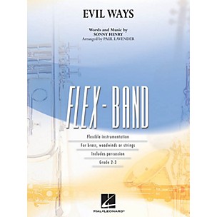 Hal Leonard Evil Ways Concert Band Level 2-3 Arranged by Paul Lavender