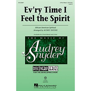 Hal Leonard Ev'ry Time I Feel The Spirit (Discovery Level 2) VoiceTrax CD Arranged by Audrey Snyder