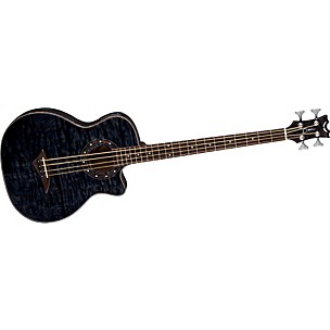 Dean Exotica Quilted Ash Acoustic-Electric Bass Guitar with Aphex