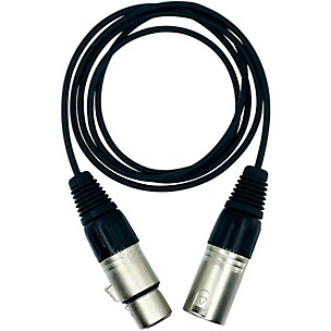 Point Source Audio Extender Cable With 4-Pin male Mono XLR to 4-Pin Female Mono XLR, 8'