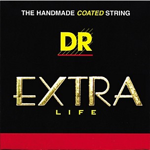 DR Strings Extra Life Coated Phosphor Bronze Acoustic Guitar Strings Extra Lite