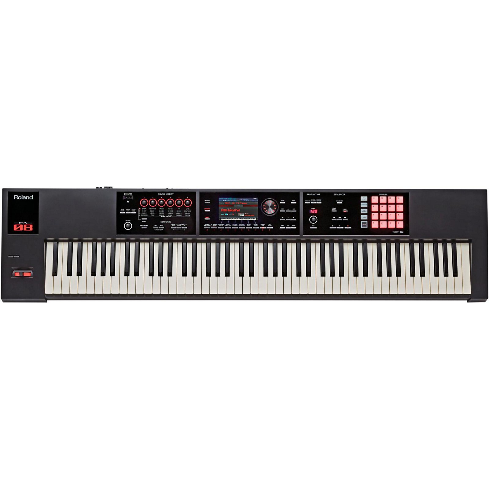 Roland FA08 キーボード Roland FA-08 Music Workstation Keyboard, 88-Key | zZounds