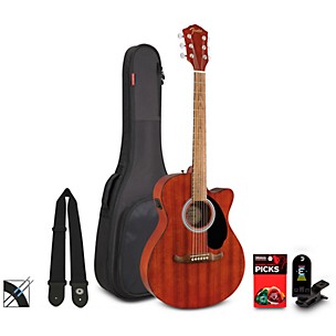 Fender FA-135CE Concert Acoustic-Electric Guitar Pack