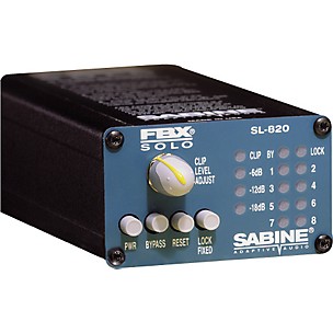 Sabine FBX-SOLO SL820 Digital Feedback Eliminator with 1/4" I/O
