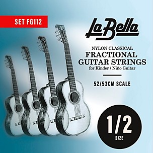 LaBella FG112 Classical Fractional Guitar Strings - 1/2 Size