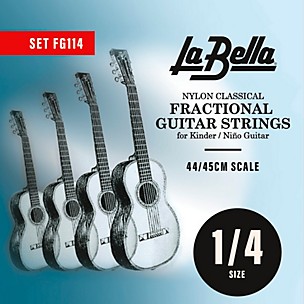 LaBella FG114 Classical Fractional Guitar Strings - 1/4 Size