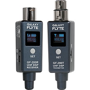 Galaxy Audio FLYTE GF-200-2 UHF DSP Wireless System DUO Pack -