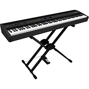 Roland FP-60X Digital Piano With Roland Double-Brace X-Stand and DP-10 Pedal