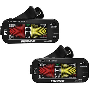 Fishman FT-4 Clip-On Digital Tuner and Metronome 2-Pack