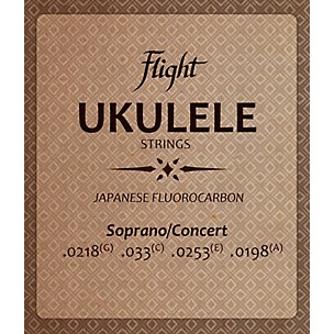 Flight FUSSC100 Fluorocarbon Soprano/Concert Ukulele Strings