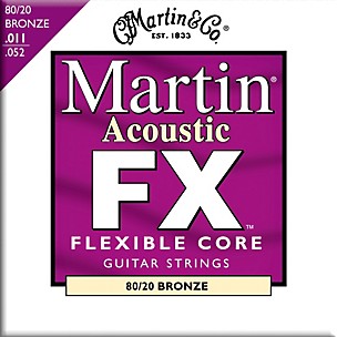 Martin FX675 80/20 Bronze Acoustic Custom Light Guitar Strings