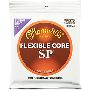 Martin FX775 SP Flexible Core Phosphor Bronze Custom Light Acoustic Guitar Strings
