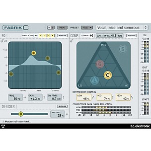TC Electronic Fabrik C Channel Strip Plug-in for Powercore
