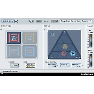 TC Electronic Fabrik R Reverb Plug-in for Powercore