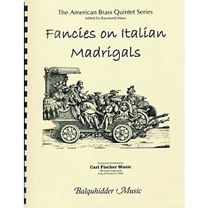 Carl Fischer Fancies on Italian Madrigals Book
