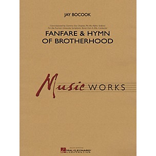 Hal Leonard Fanfare and Hymn of Brotherhood Concert Band Level 4 Composed by Jay Bocook