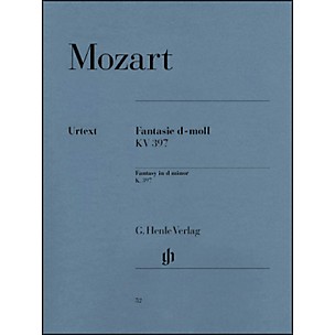 G. Henle Verlag Fantasy D Minor K397 (385G) By Mozart