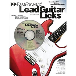 Music Sales Fast Forward - Lead Guitar Licks Music Sales America Series Softcover with CD Written by Rikky Rooksby