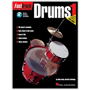 Hal Leonard FastTrack Drum Method 1 (Book/CD)