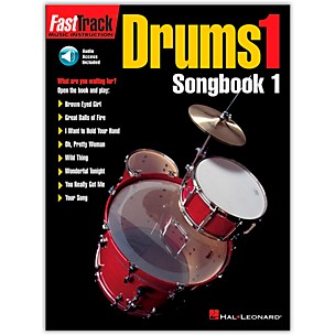 Hal Leonard FastTrack Drums1 Songbook 1 (Book/Online Audio)