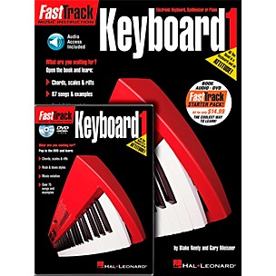 Hal Leonard FastTrack Keyboard Method Starter Pack (Book/Audio Online/Video Online)
