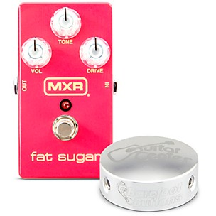 MXR Fat Sugar Drive Effects Pedal With Free Barefoot Buttons V1 Guitar Center Standard Footswitch Cap